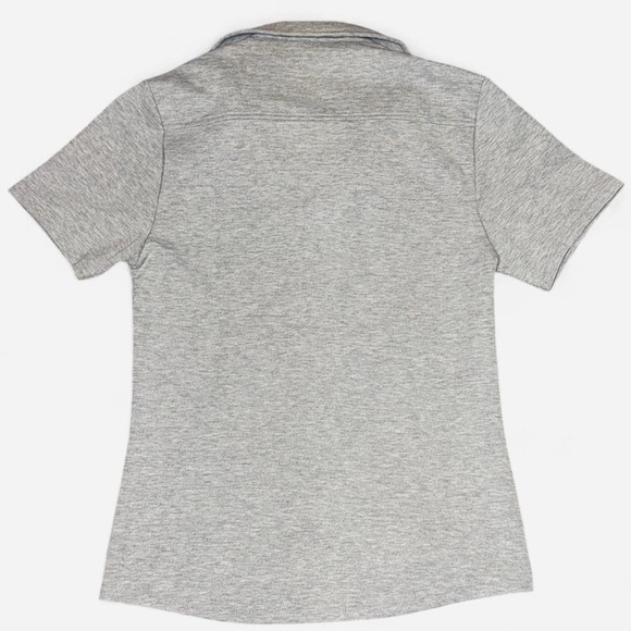 NWT River Island Men's Grey Short Sleeve Collared Button Down Shirt - Picture 8 of 8